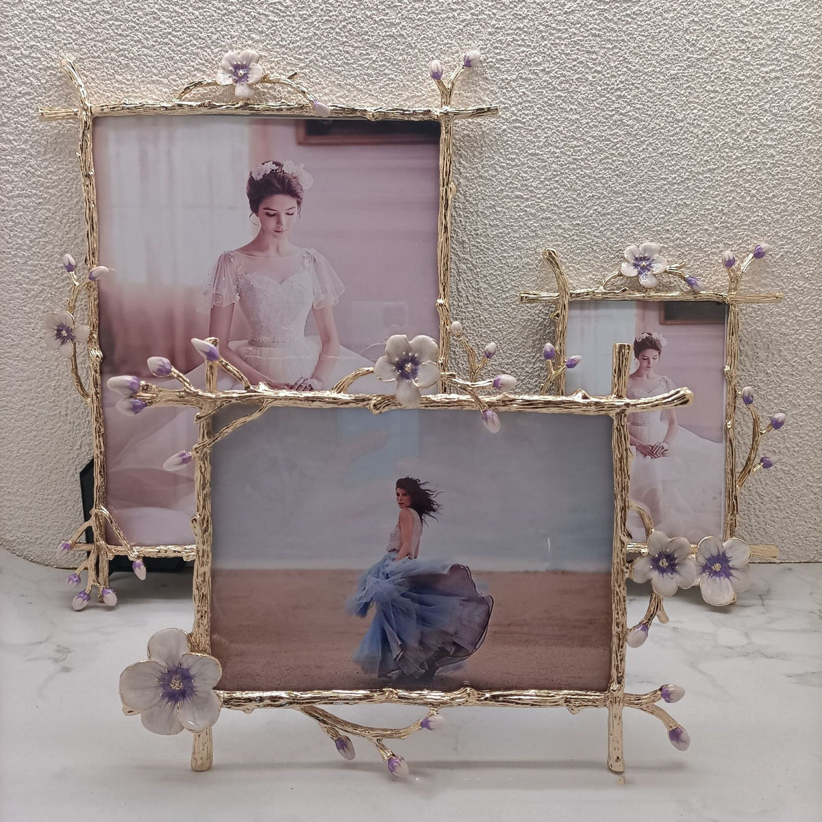 Precious Metal Fashion Style Photo Frame