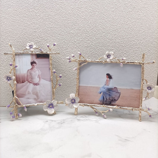 Precious Metal Fashion Style Photo Frame